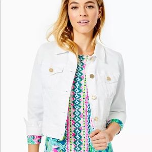 Iilly Pulitzer white seaspray jacket